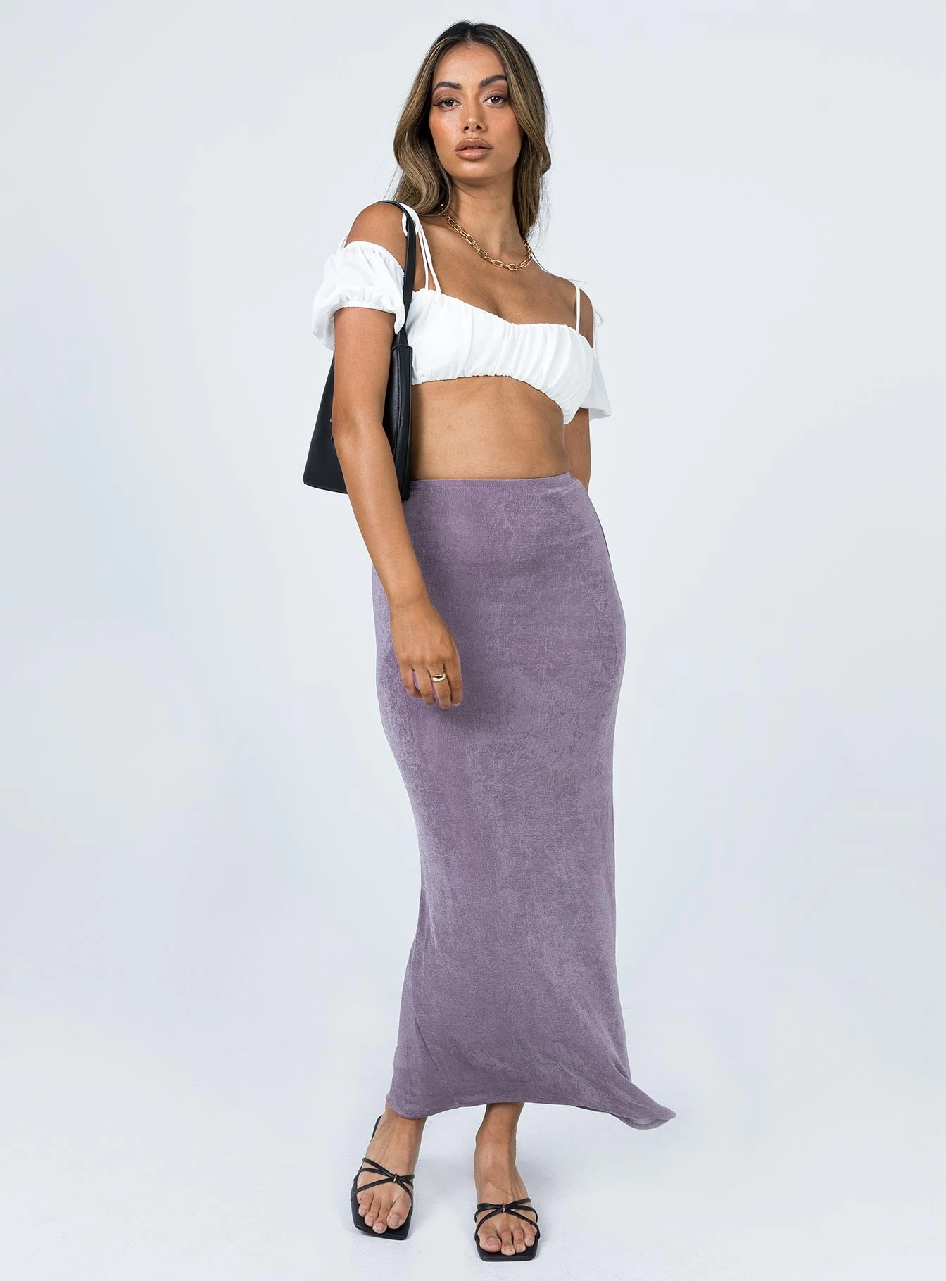 Princess Polly Harriette Maxi Skirt Purple - Image 2