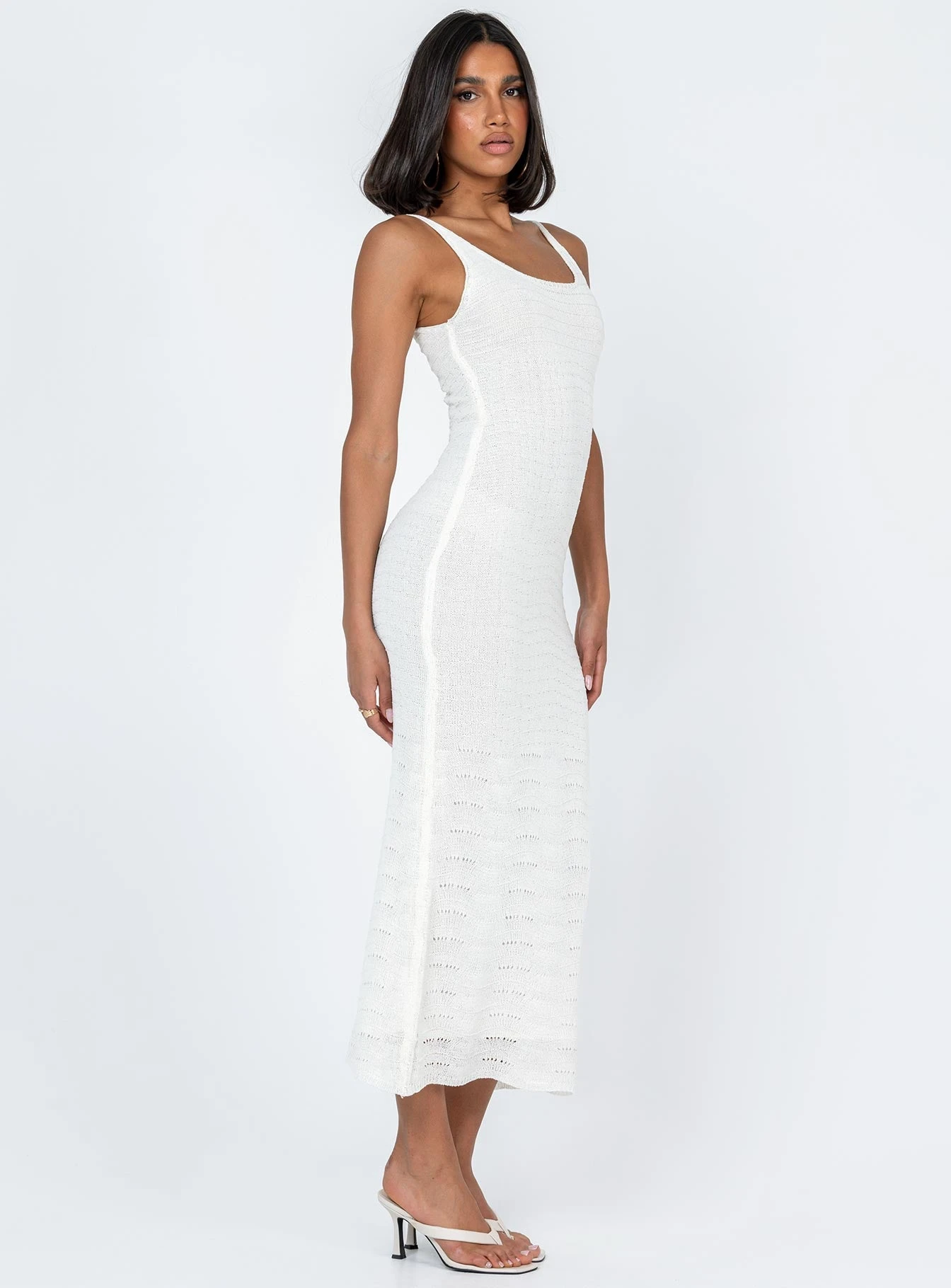 Princess Polly Edin Maxi Dress White - Image 4