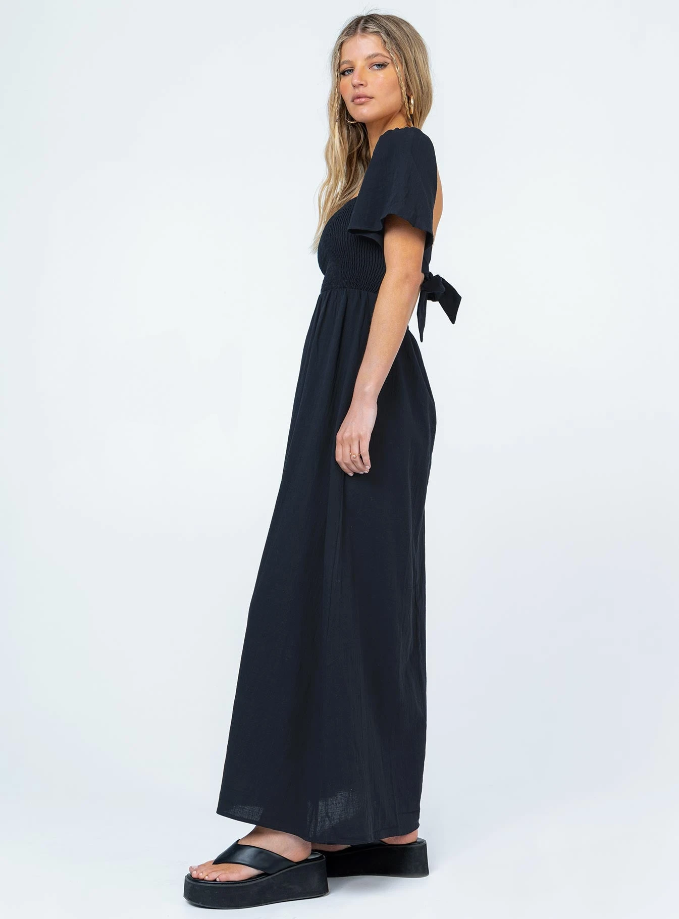 Princess Polly Summer Nights Maxi Dress Black - Image 3