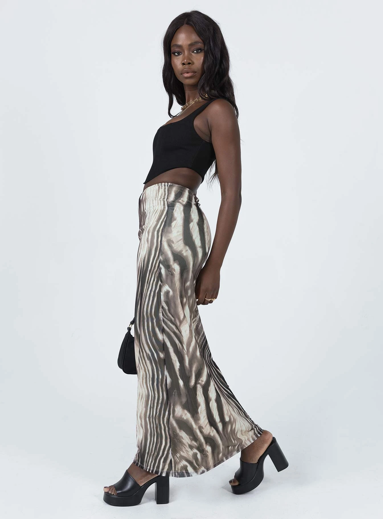 Princess Polly Taniel Maxi Skirt Leopard - Image 4