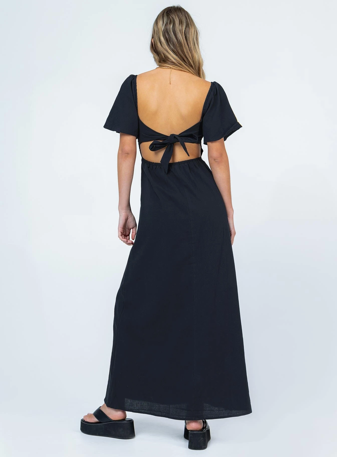 Princess Polly Summer Nights Maxi Dress Black - Image 4