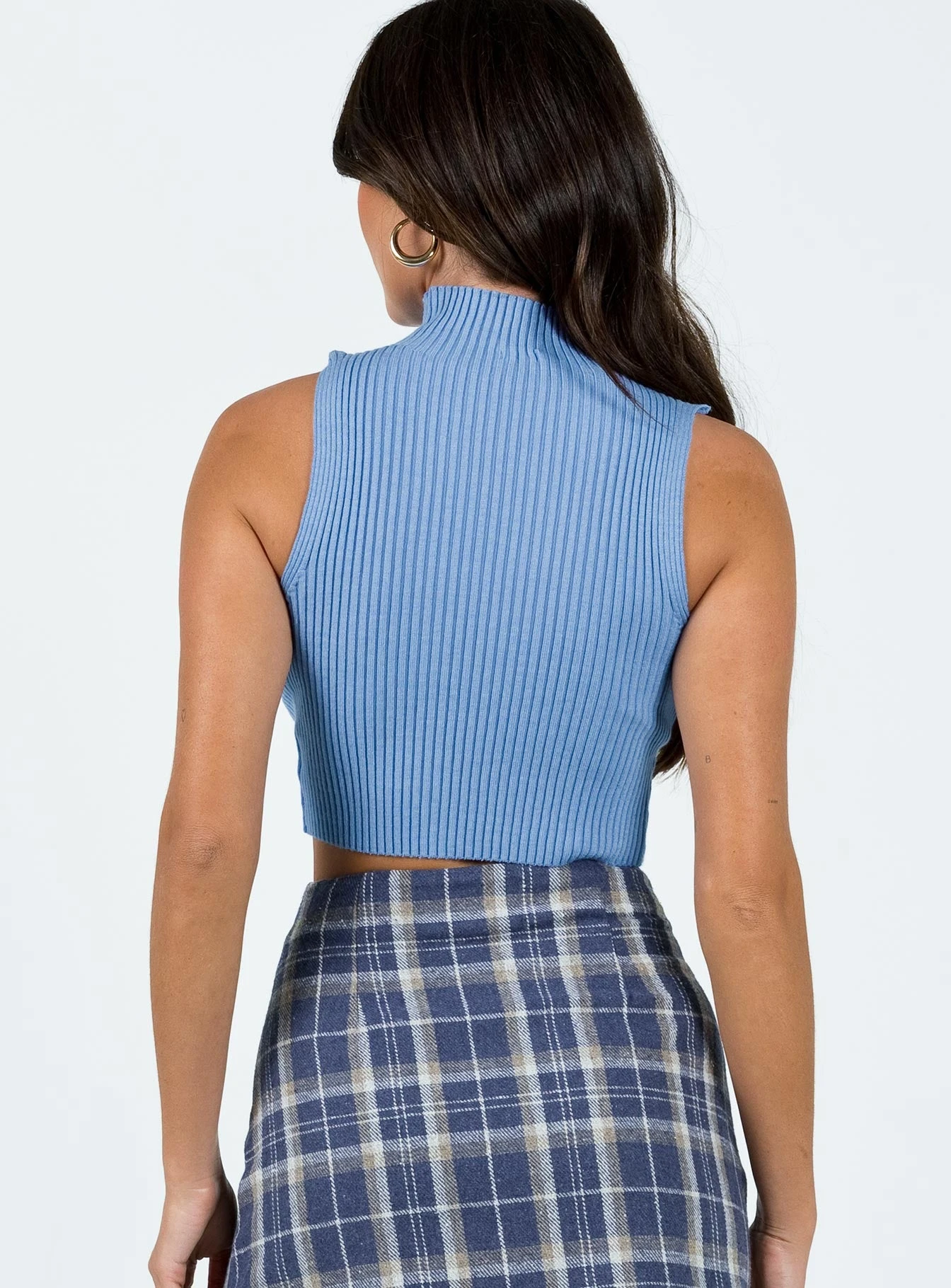 Princess Polly Faran Top Blue - Image 5