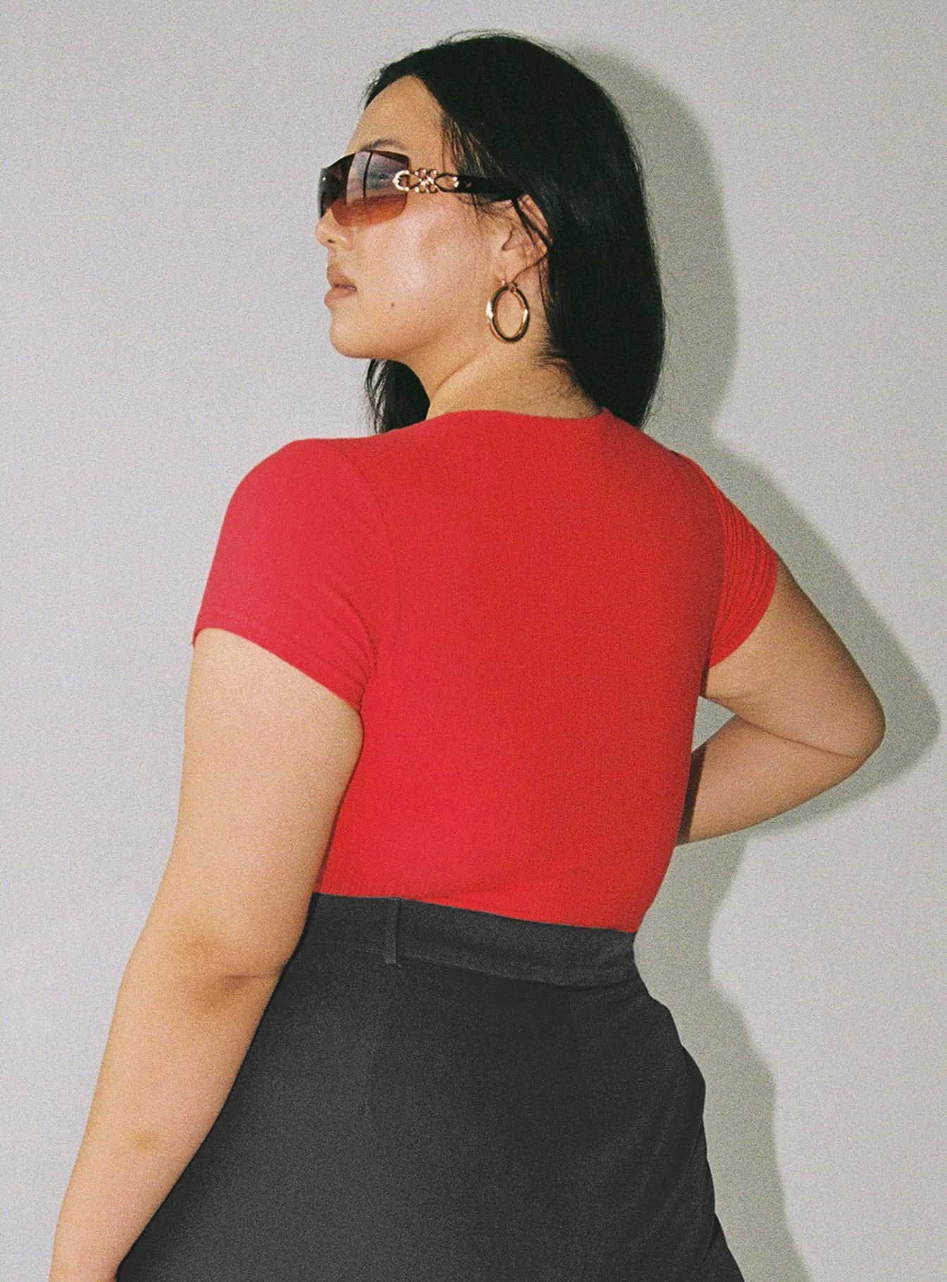 Nicola Bodysuit Red Curve - Image 4