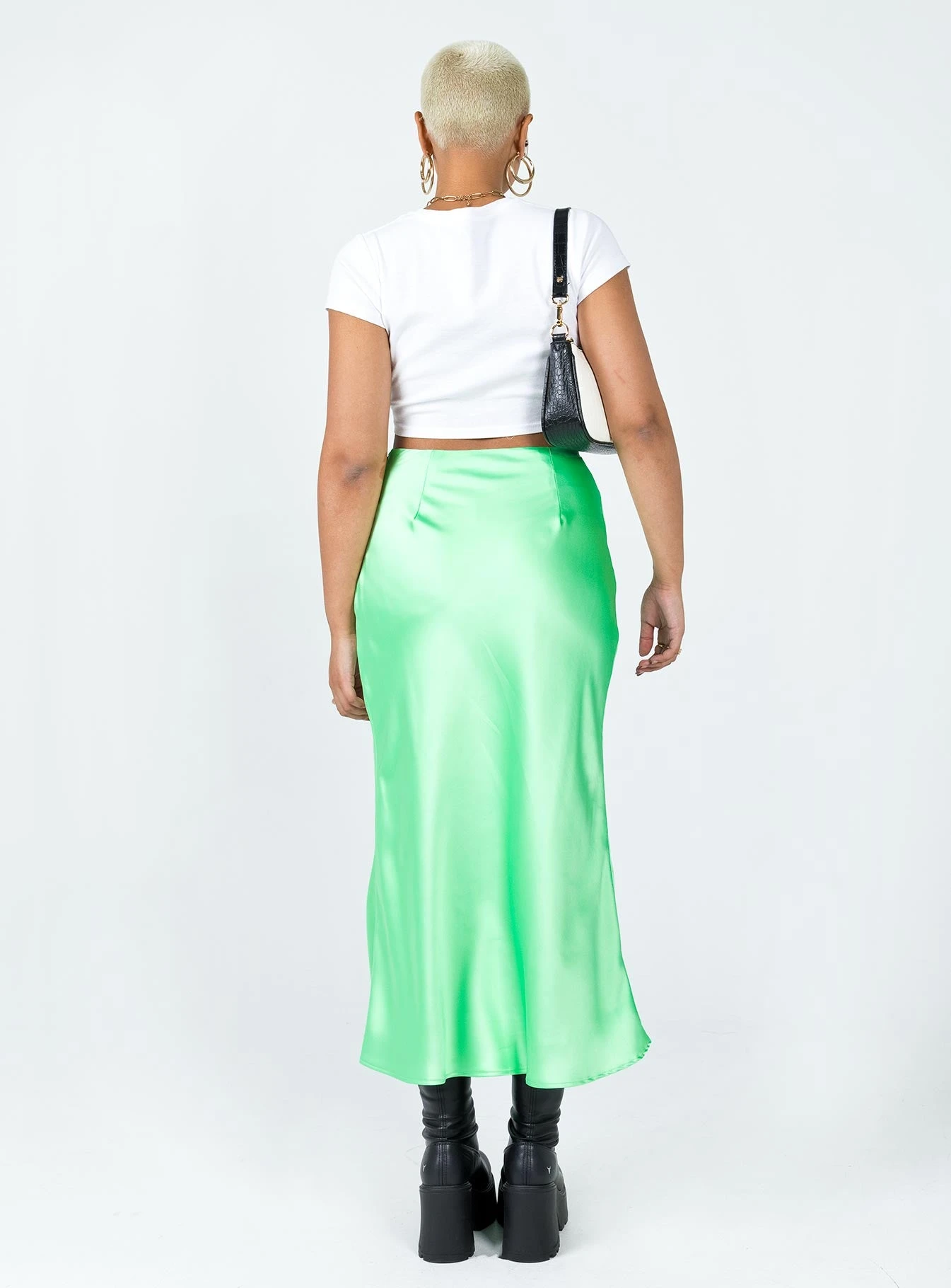 Princess Polly Nola Midi Skirt Green - Image 5