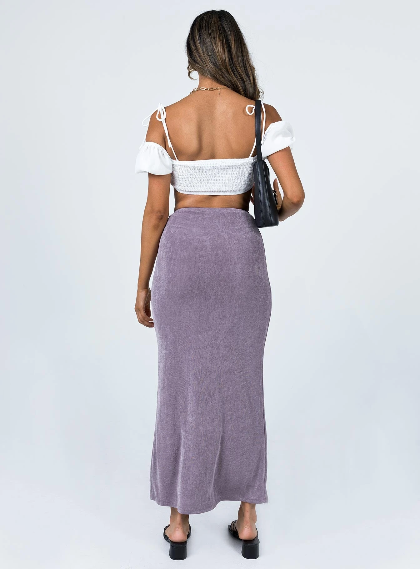 Princess Polly Harriette Maxi Skirt Purple - Image 4