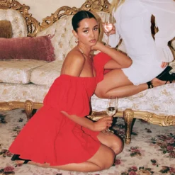 Princess Polly Halton Mini Dress Red