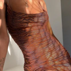 Princess Polly Harlan Mini Dress Brown