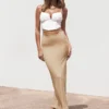 Princess Polly Howie Maxi Skirt Beige