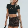 Princess Polly Lidya Ultra Micro Mini Skirt Leopard