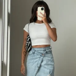 Princess Polly Malika Denim Mini Skirt